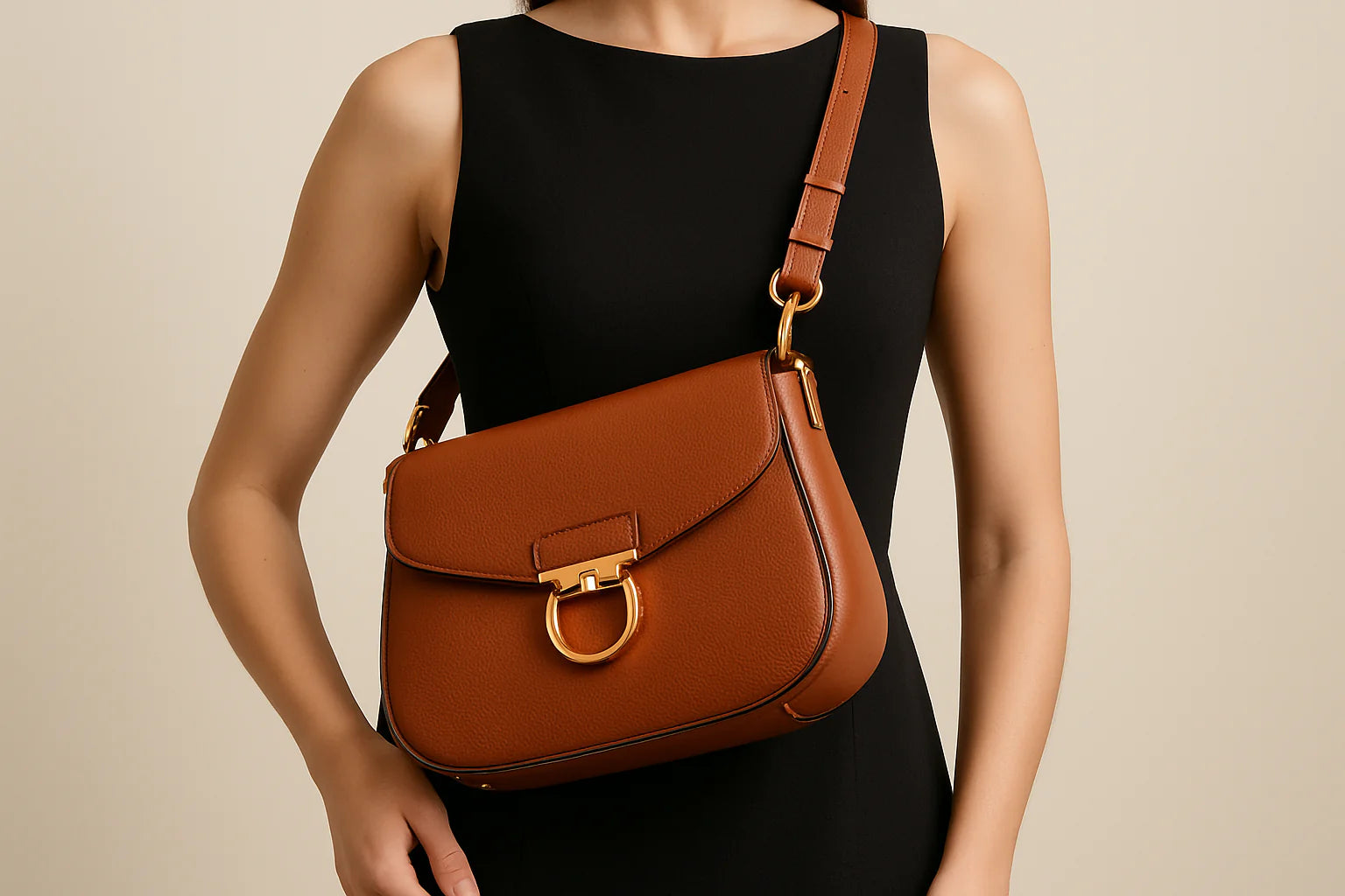 Bolsa transversal feminina grande