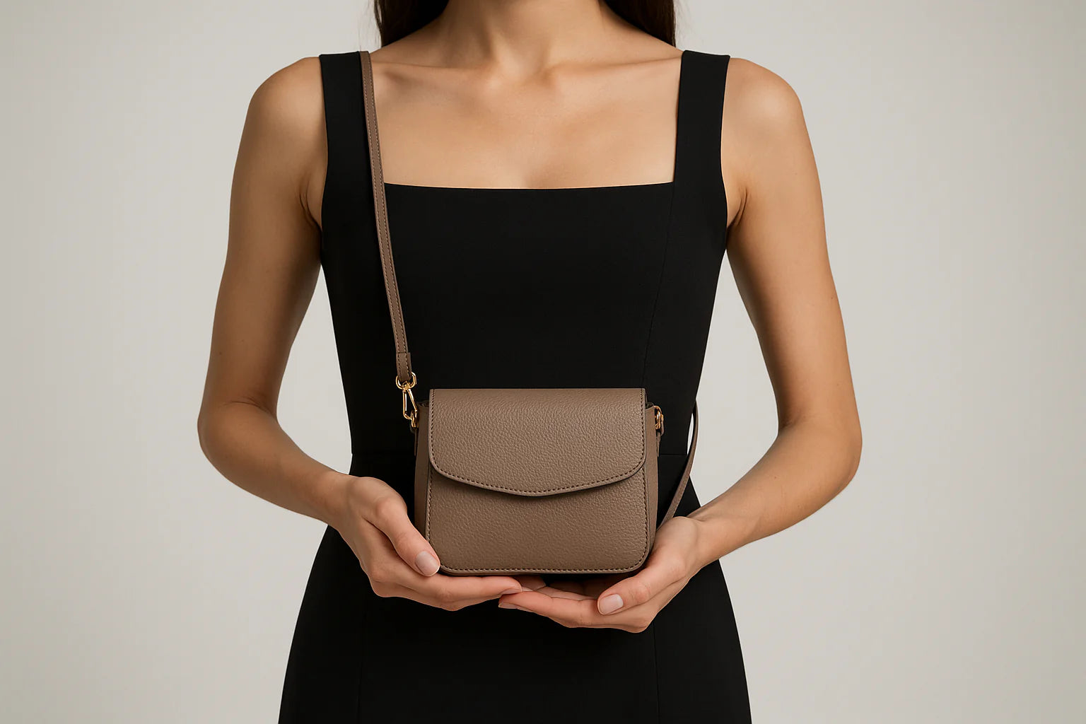 Bolsa transversal feminina pequena