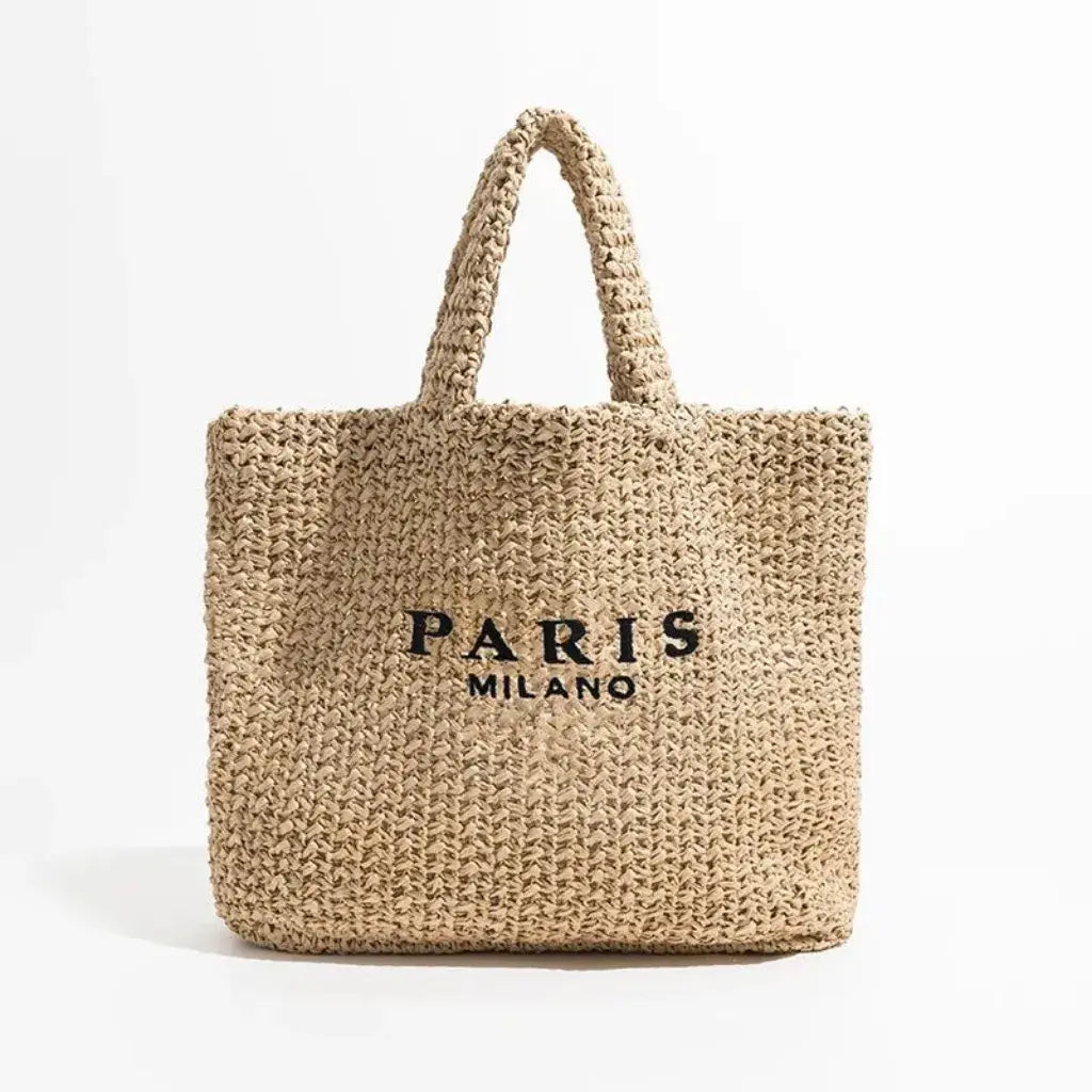 Bolsa de Palha Modelo Paris