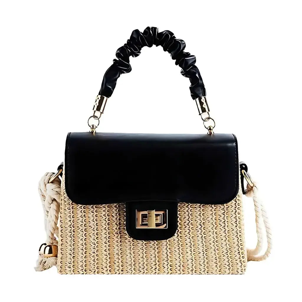 Bolsa de Palha Modelo Secret Black