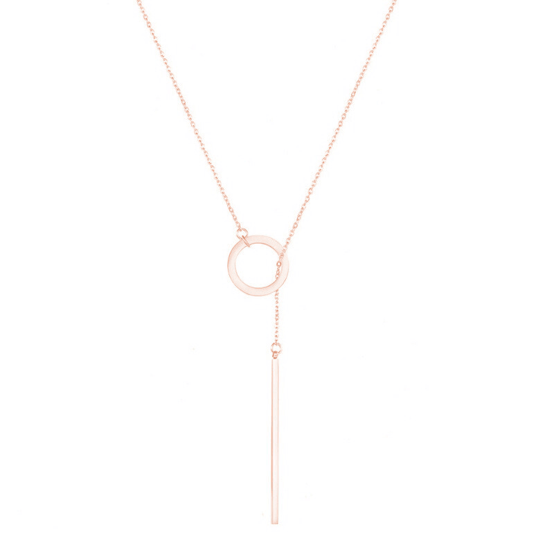 Colar Feminino Elo de Força Ouro 14k