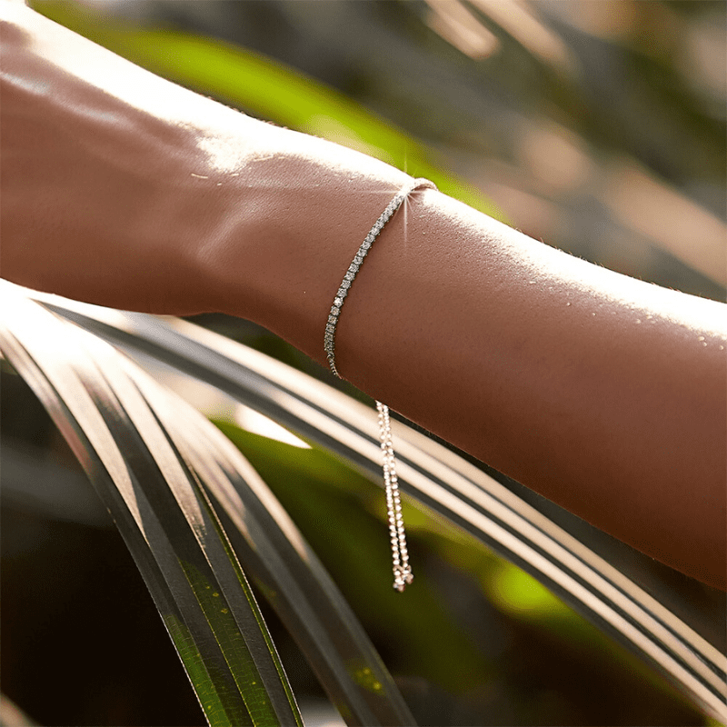 Pulseira Luxy Minimal Prata 925 e Ouro 14k