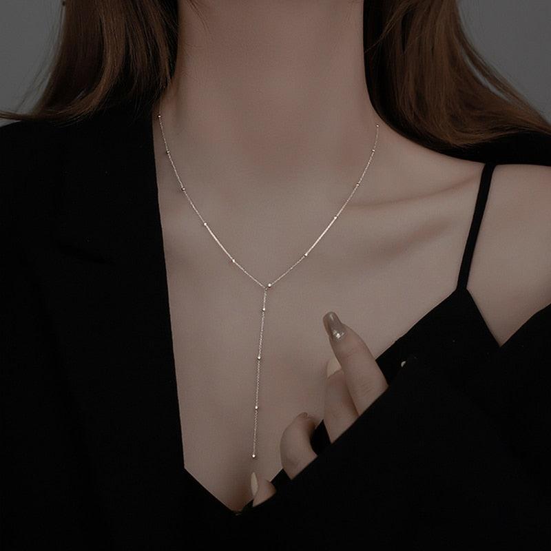 Colar Feminino Pontos de Luz Prata 925