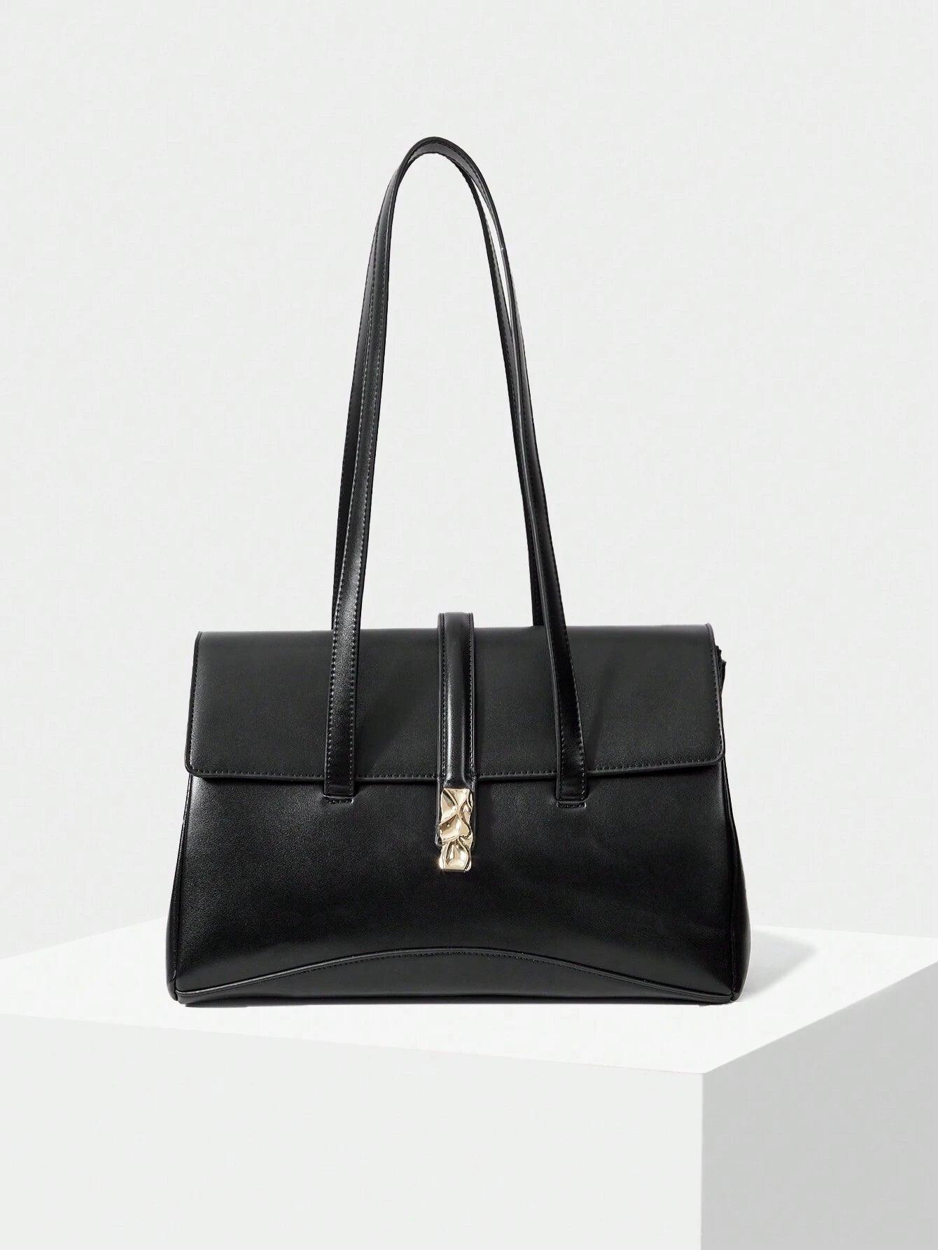 Bolsa Feminina De Ombro Com Detalhe De Fivela - Fiorella