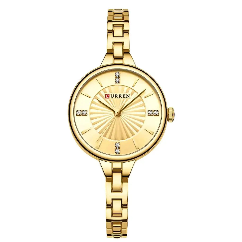 Relógio Feminino Dourado Modelo Royale