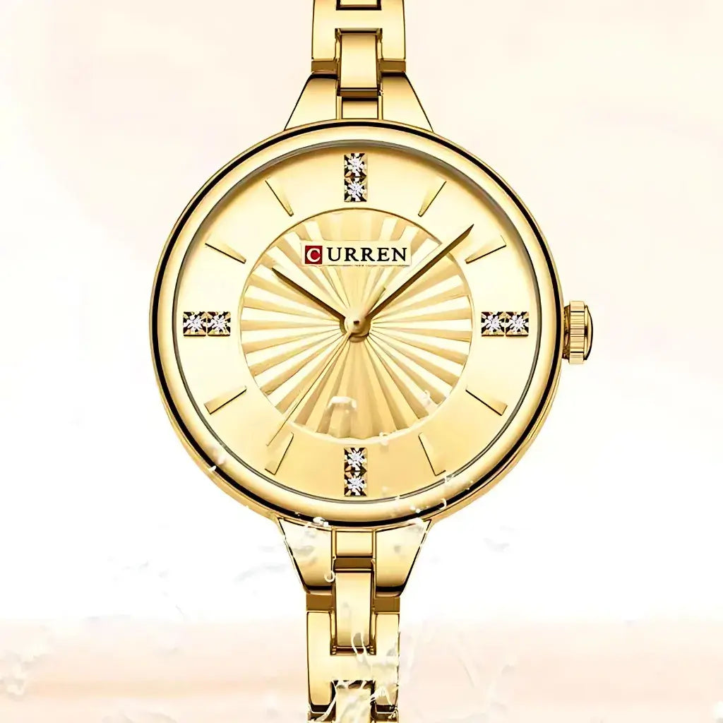 Relógio Feminino Dourado Modelo Royale
