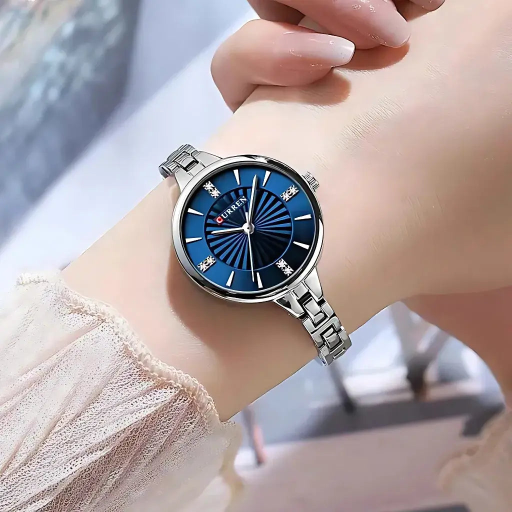 Relógio de Pulso Feminino Prata Modelo Royale