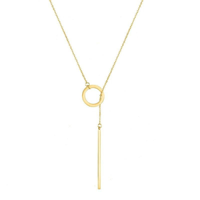 Colar Feminino Elo de Força Ouro 14k