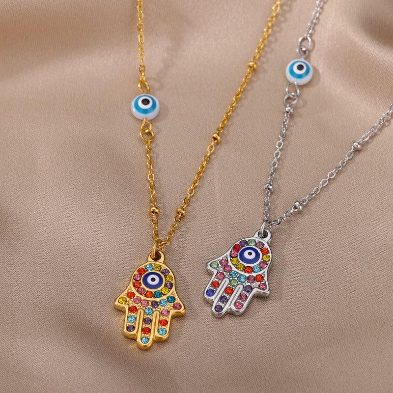 Colar Feminino Olho Grego Mau-Olhado