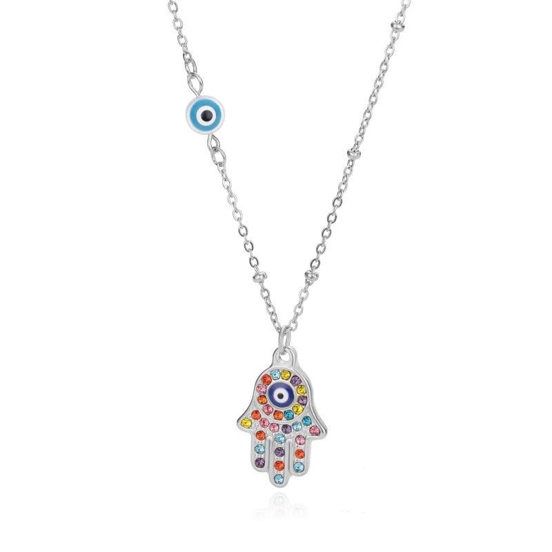 Colar Feminino Olho Grego Mau-Olhado