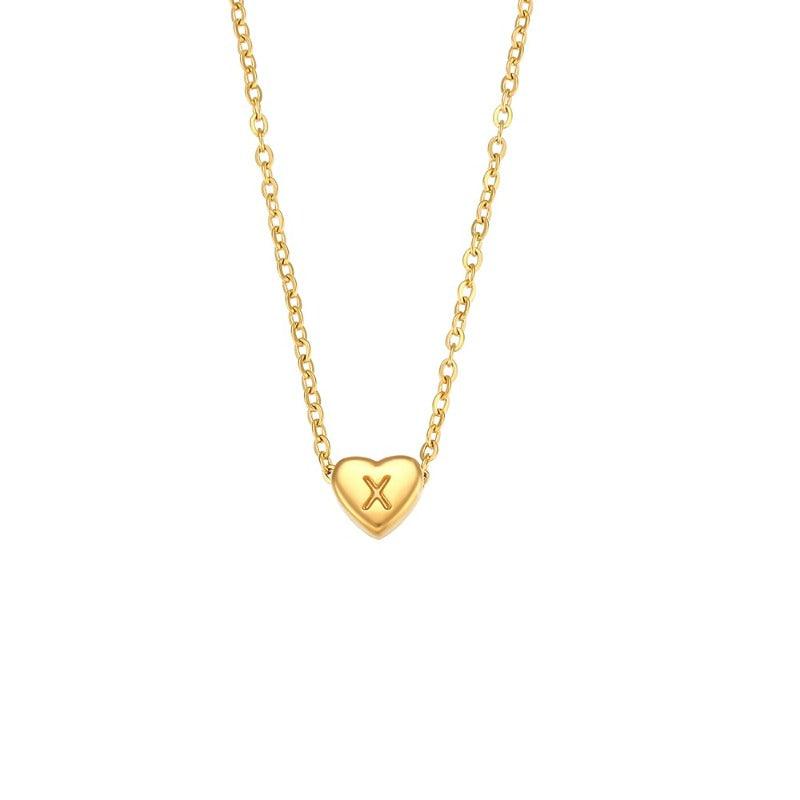 Colar Feminino Inicial Coração