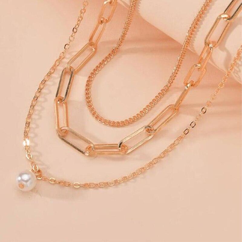 Colar Feminino Luxo Pérola