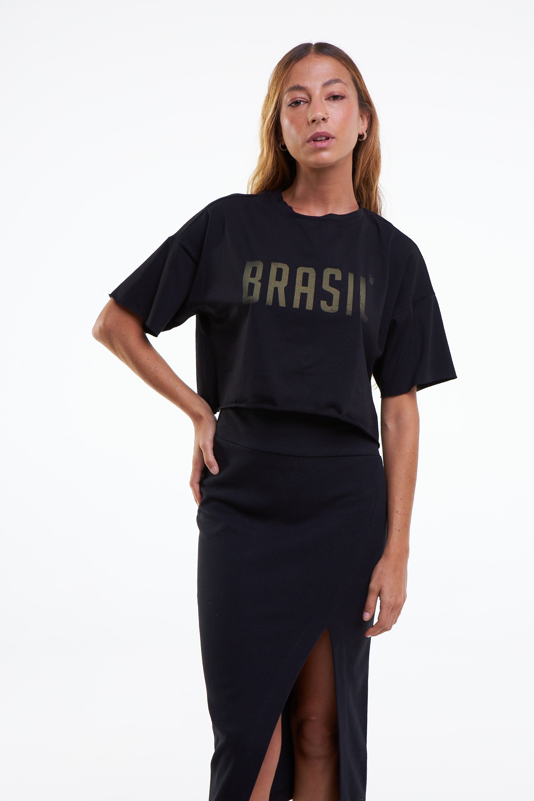 CROPPED BRASIL - PRETO