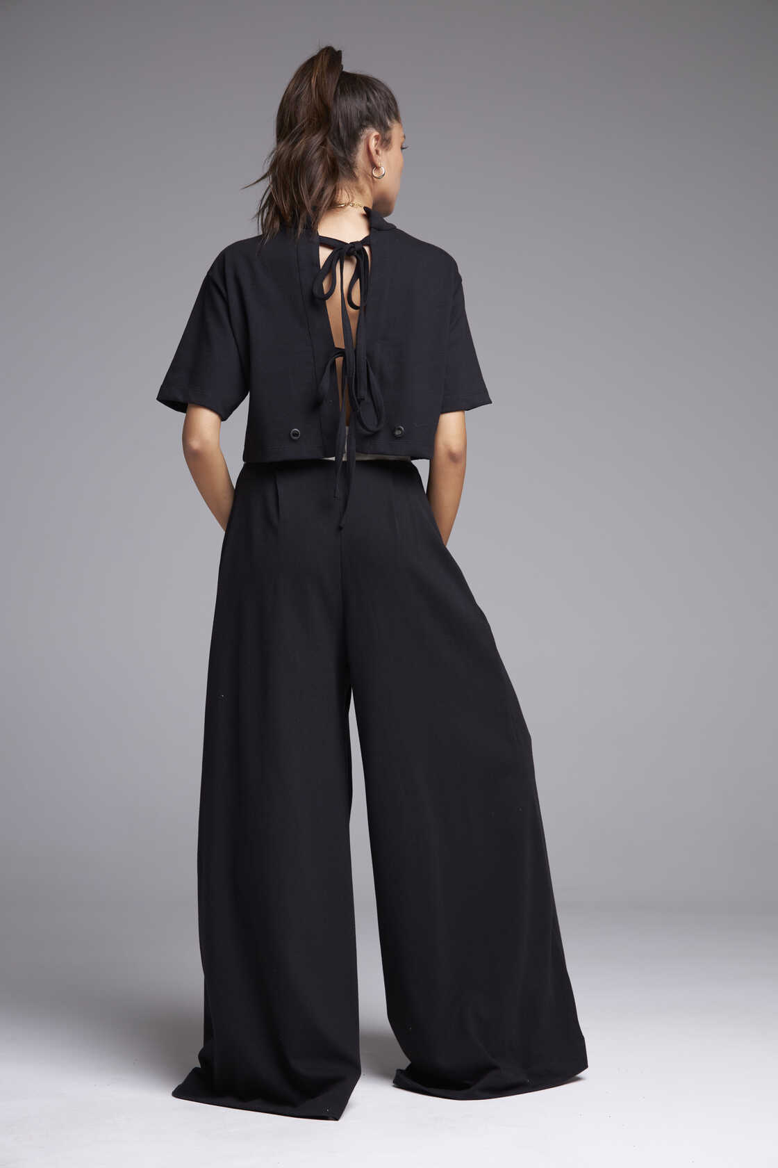 CROPPED HARMONIA - PRETO