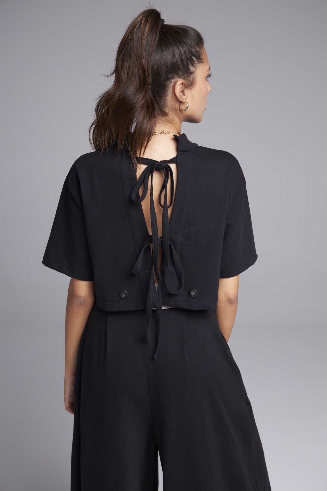 CROPPED HARMONIA - PRETO