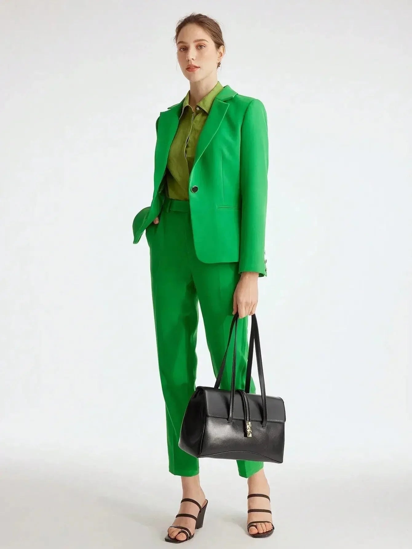 Bolsa Feminina De Ombro Com Detalhe De Fivela - Fiorella