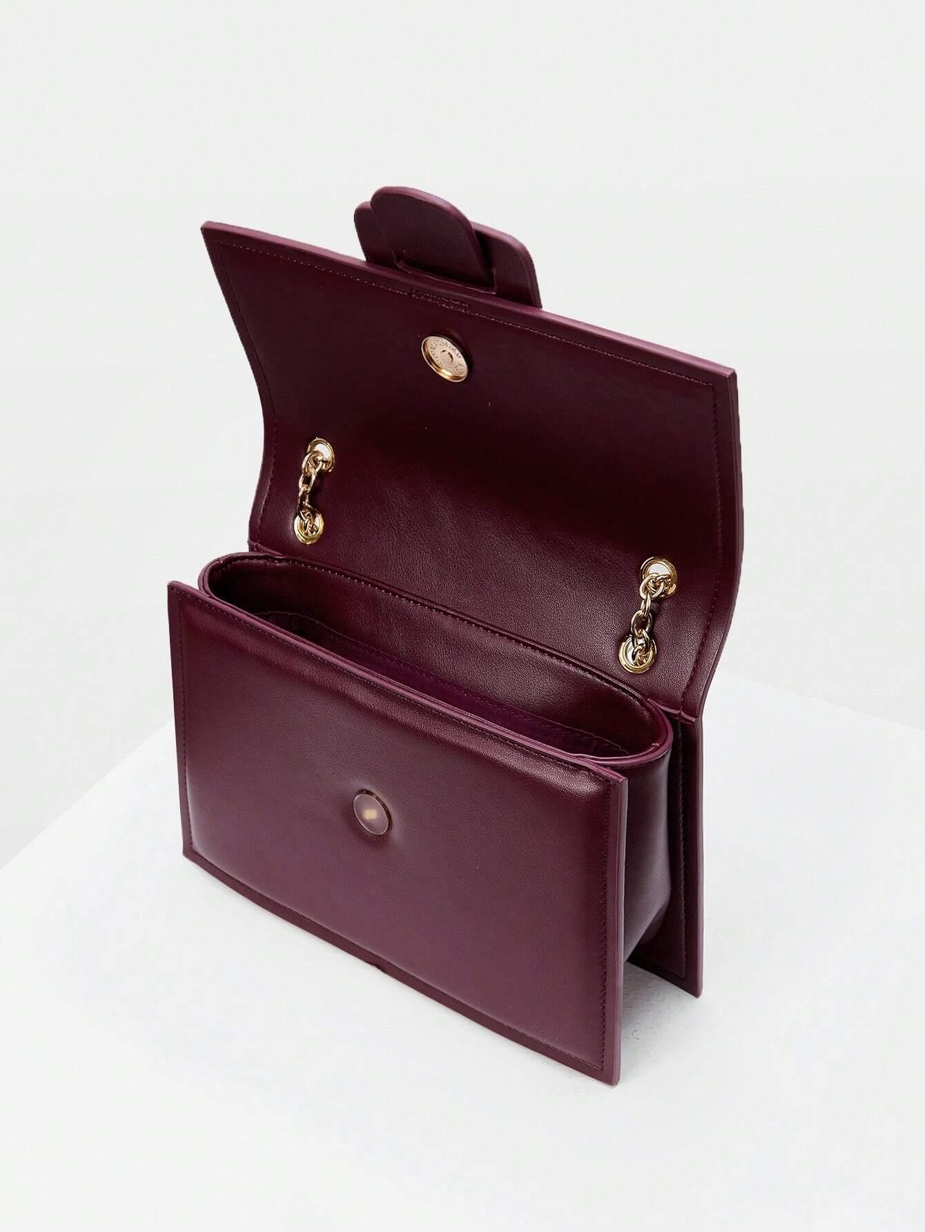 Bolsa Tiracolo Com Corrente E Fivela - Stella