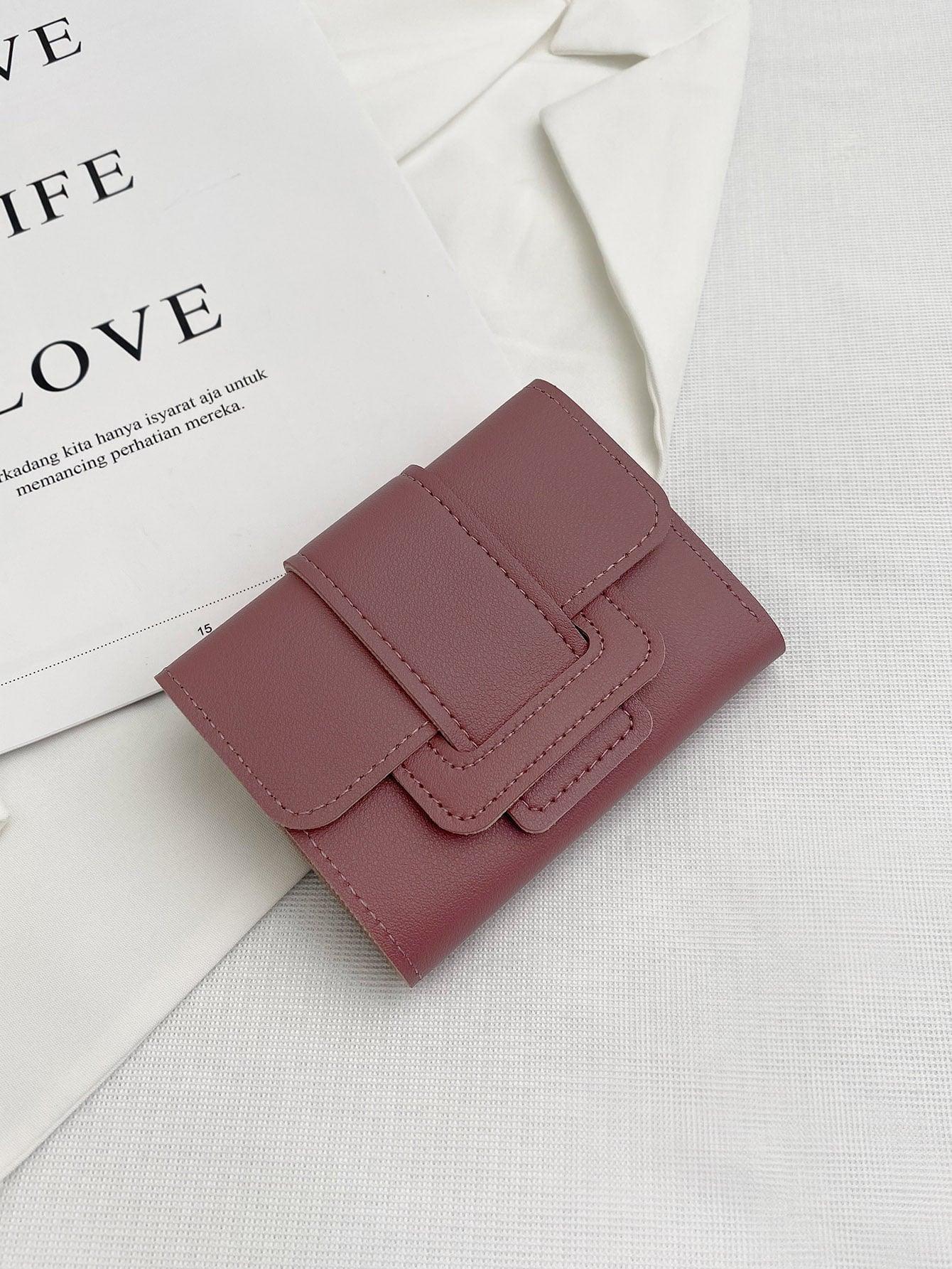 Carteira De Bolso Tri-fold Texturada - Sophistica