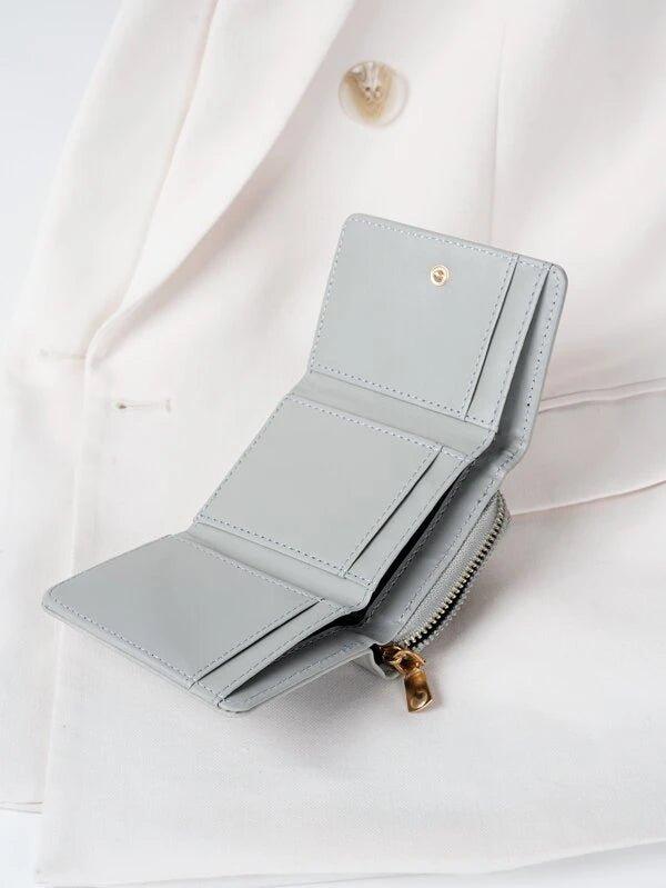 Carteira Minimalista Pequena Com Bolso Para Moedas - Serenità